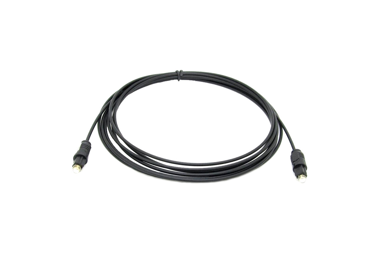 Cable Toslink de audio digital de 2 m de color negro